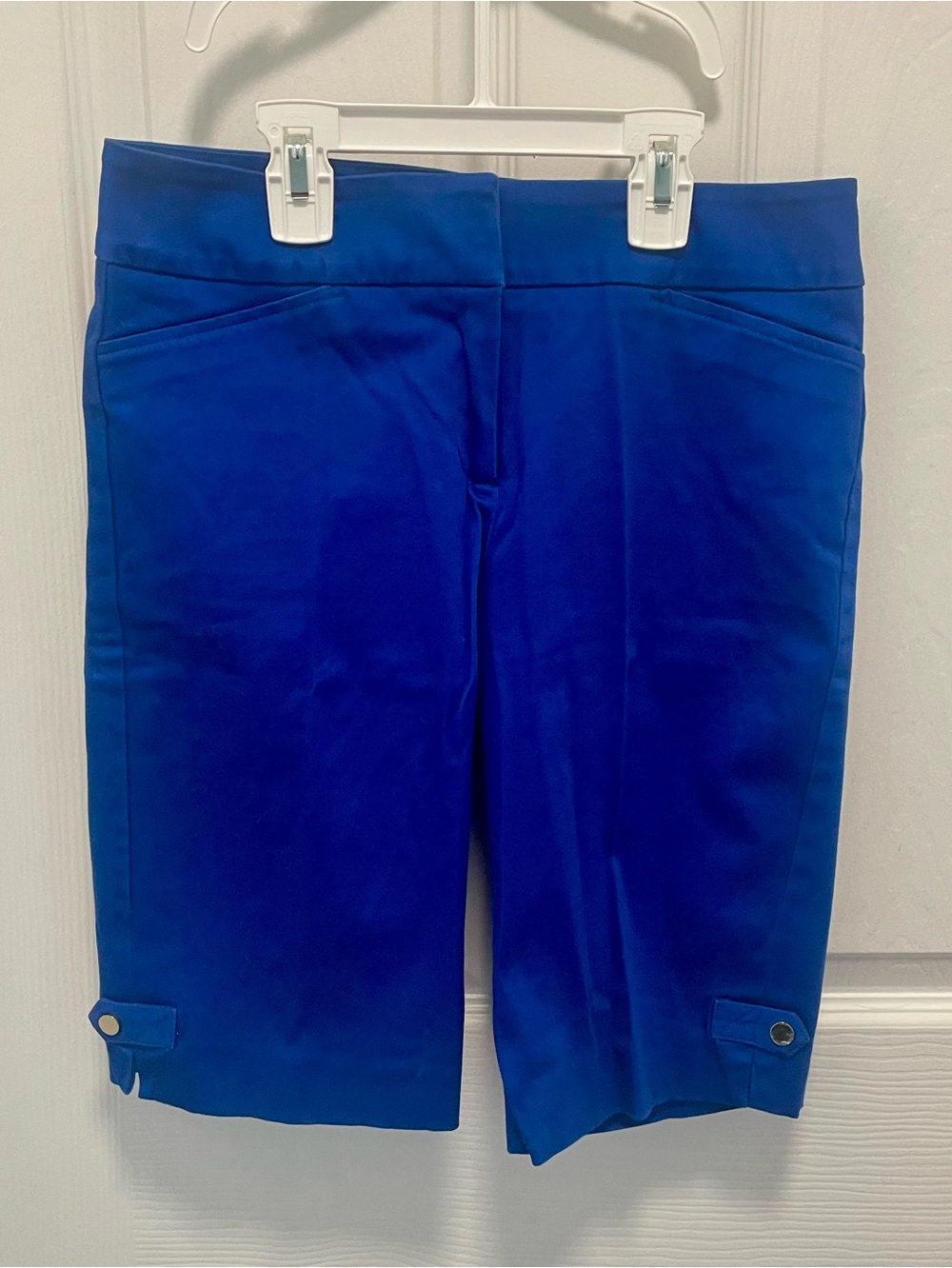 Cache Stretch Bermuda Shorts in Royal Blue